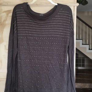 Top with silver studs